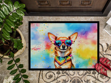 Load image into Gallery viewer, Chihuahua Hippie Dawg Doormat - 18X27 Indoor / Outdoor Rug | Made in USA
