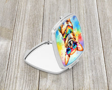Load image into Gallery viewer, Chihuahua Hippie Dawg Compact Mirror – Stylish Purse Mirror with Artistic Covers