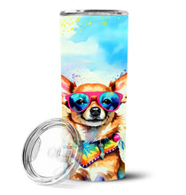 Load image into Gallery viewer, Chihuahua Hippie Dawg Stainless Steel Skinny Tumbler