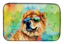 Load image into Gallery viewer, Chow Chow Hippie Dawg Dish Drying Mat