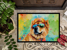 Load image into Gallery viewer, Chow Chow Hippie Dawg Doormat - 24x36 Decorative Floor Mat – Indoor/Outdoor Rug with Artistic Flair