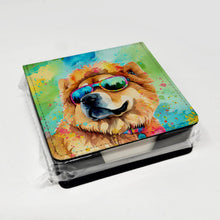 Load image into Gallery viewer, Chow Chow Hippie Dawg PU Leather Note Paper Holder