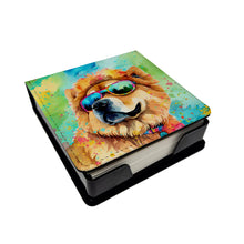 Load image into Gallery viewer, Chow Chow Hippie Dawg PU Leather Note Paper Holder