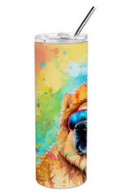 Load image into Gallery viewer, Chow Chow Hippie Dawg Stainless Steel Skinny Tumbler