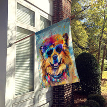 Load image into Gallery viewer, Chow Chow Hippie Dawg House Flag