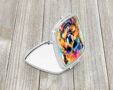 Load image into Gallery viewer, Chow Chow Hippie Dawg Compact Mirror – Stylish Purse Mirror with Artistic Covers