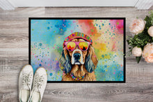 Load image into Gallery viewer, Cocker Spaniel Hippie Dawg Doormat - 24x36 Decorative Floor Mat – Indoor/Outdoor Rug with Artistic Flair