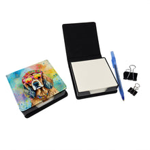Load image into Gallery viewer, Cocker Spaniel Hippie Dawg PU Leather Note Paper Holder