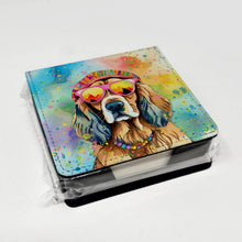 Load image into Gallery viewer, Cocker Spaniel Hippie Dawg PU Leather Note Paper Holder