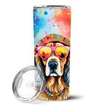 Load image into Gallery viewer, Cocker Spaniel Hippie Dawg Stainless Steel Skinny Tumbler