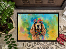 Load image into Gallery viewer, Cocker Spaniel Hippie Dawg Doormat - 24x36 Decorative Floor Mat – Indoor/Outdoor Rug with Artistic Flair