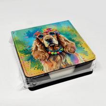 Load image into Gallery viewer, Cocker Spaniel Hippie Dawg PU Leather Note Paper Holder