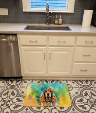 Load image into Gallery viewer, Cocker Spaniel Hippie Dawg Memory Foam Kitchen Mat