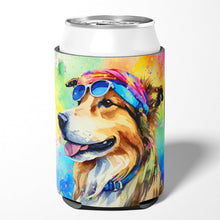 Load image into Gallery viewer, Collie Hippie Dawg Can or Bottle Hugger
