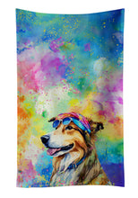 Load image into Gallery viewer, Collie Hippie Dawg Kitchen Towel