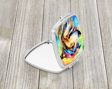 Load image into Gallery viewer, Collie Hippie Dawg Compact Mirror – Stylish Purse Mirror with Artistic Covers