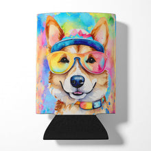 Load image into Gallery viewer, Corgi Hippie Dawg Can or Bottle Hugger