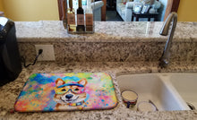 Load image into Gallery viewer, Corgi Hippie Dawg Dish Drying Mat