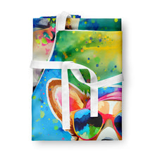 Load image into Gallery viewer, Corgi Hippie Dawg Apron – Artist-Designed Kitchen, BBQ &amp; Craft Apron