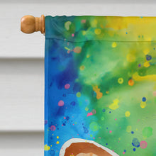 Load image into Gallery viewer, Corgi Hippie Dawg House Flag