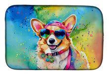 Load image into Gallery viewer, Corgi Hippie Dawg Dish Drying Mat