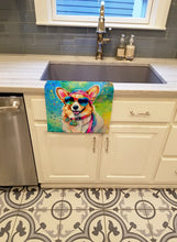 Load image into Gallery viewer, Corgi Hippie Dawg Kitchen Towel