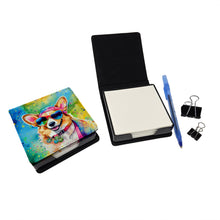 Load image into Gallery viewer, Corgi Hippie Dawg PU Leather Note Paper Holder