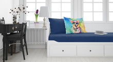 Load image into Gallery viewer, Corgi Hippie Dawg Standard Pillowcase – Artistic Decorative Front, White Back