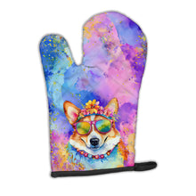 Load image into Gallery viewer, Corgi Hippie Dawg Oven Mitt