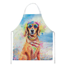 Load image into Gallery viewer, Dachshund Hippie Dawg Apron – Artist-Designed Kitchen, BBQ &amp; Craft Apron