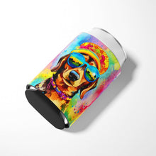 Load image into Gallery viewer, Dachshund Hippie Dawg Can or Bottle Hugger