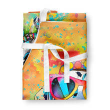 Load image into Gallery viewer, Dalmatian Hippie Dawg Apron – Artist-Designed Kitchen, BBQ &amp; Craft Apron