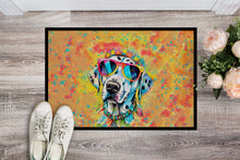 Load image into Gallery viewer, Dalmatian Hippie Dawg Doormat - 18X27 Indoor / Outdoor Rug | Made in USA