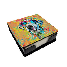 Load image into Gallery viewer, Dalmatian Hippie Dawg PU Leather Note Paper Holder