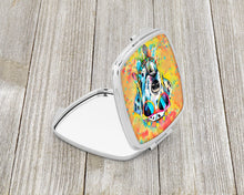 Load image into Gallery viewer, Dalmatian Hippie Dawg Compact Mirror – Stylish Purse Mirror with Artistic Covers