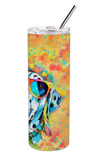 Load image into Gallery viewer, Dalmatian Hippie Dawg Stainless Steel Skinny Tumbler