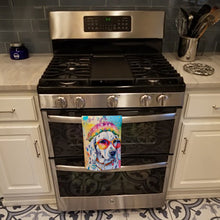 Load image into Gallery viewer, Dalmatian Hippie Dawg Kitchen Towel