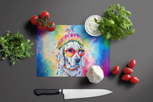 Load image into Gallery viewer, Dalmatian Hippie Dawg Glass Cutting Boards – Durable, Decorative Kitchen Art Large