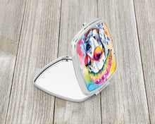 Load image into Gallery viewer, Dalmatian Hippie Dawg Compact Mirror – Stylish Purse Mirror with Artistic Covers