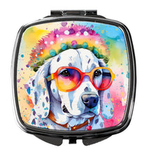 Load image into Gallery viewer, Dalmatian Hippie Dawg Compact Mirror – Stylish Purse Mirror with Artistic Covers