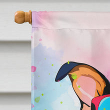 Load image into Gallery viewer, Doberman Pinscher Hippie Dawg House Flag