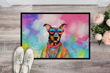 Load image into Gallery viewer, Doberman Pinscher Hippie Dawg Doormat - 18X27 Indoor / Outdoor Rug | Made in USA