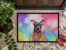 Load image into Gallery viewer, Doberman Pinscher Hippie Dawg Doormat - 18X27 Indoor / Outdoor Rug | Made in USA