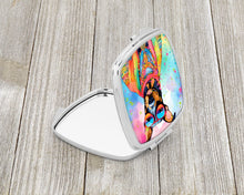 Load image into Gallery viewer, Doberman Pinscher Hippie Dawg Compact Mirror – Stylish Purse Mirror with Artistic Covers