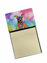 Load image into Gallery viewer, Doberman Pinscher Hippie Dawg Sticky Note Holder- Refiilable Desk Accessory Note Pad