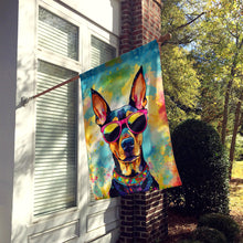 Load image into Gallery viewer, Doberman Pinscher Hippie Dawg House Flag