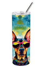 Load image into Gallery viewer, Doberman Pinscher Hippie Dawg Stainless Steel Skinny Tumbler
