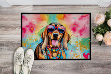 Load image into Gallery viewer, Doberman Pinscher Hippie Dawg Doormat - 18X27 Indoor / Outdoor Rug | Made in USA