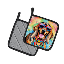 Load image into Gallery viewer, Doberman Pinscher Hippie Dawg Pot Holders - Set of 2 Decorative Kitchen Helpers | Made in the USA