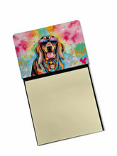 Load image into Gallery viewer, Doberman Pinscher Hippie Dawg Sticky Note Holder- Refiilable Desk Accessory Note Pad